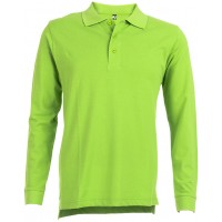 PÓLO PIQUÉ M/COMP. BERN VERDE MAÇÃ